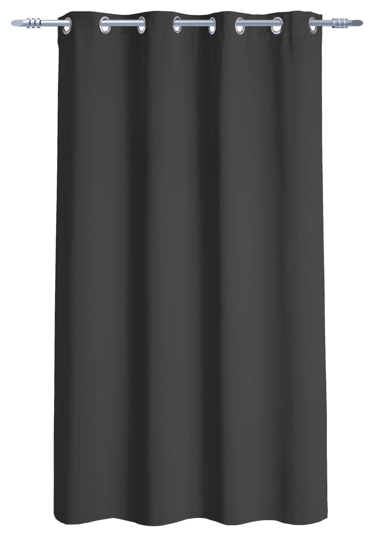 Ösenvorhang Verona anthrazit B/L: ca. 140x175 cm Verona - anthrazit (140,00/175,00cm)
