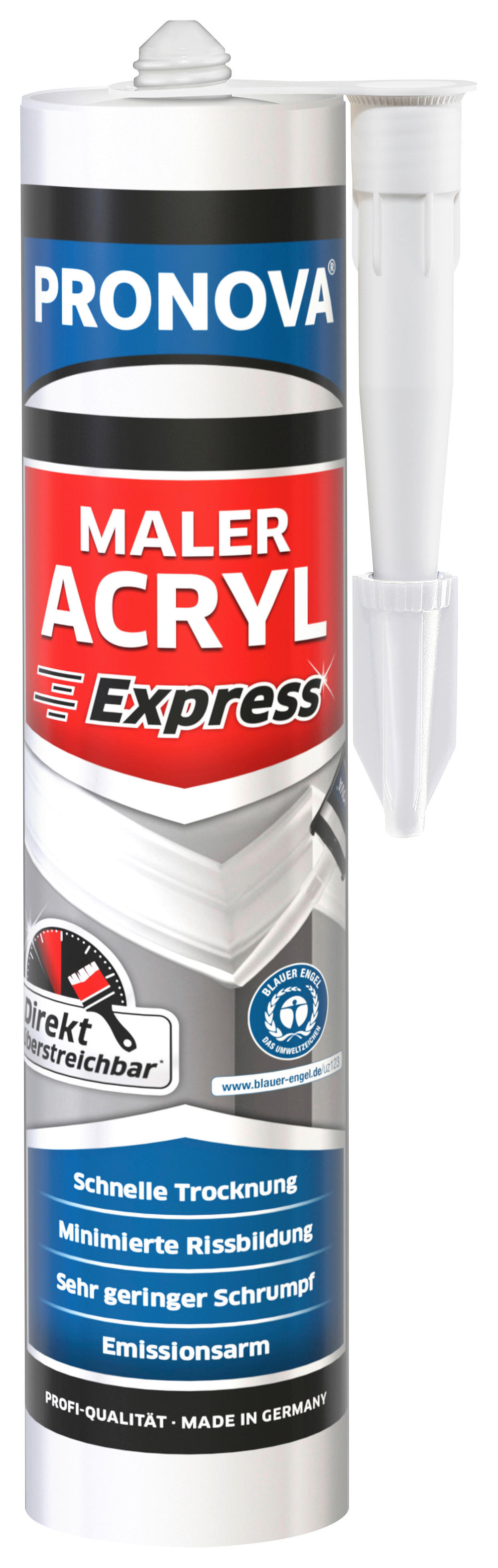 Pronova Acryl weiß ca. 0,3 l Maler_Acryl_Express - weiß (300ml) - Pronova