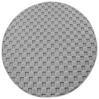 Ayyildiz Kurzflorteppich HELIX silber B/H/L: ca. 120x0,7x120 cm HELIX - silber (120,00/120,00/0,70cm) - Ayyildiz