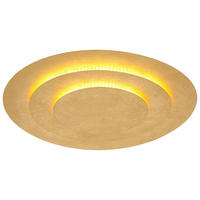 GLOBO LED-Deckenleuchte Heda 48465-40 gold Metall H/D: ca. 5x49 cm Heda - gold (49,00/5,00cm) - GLOBO