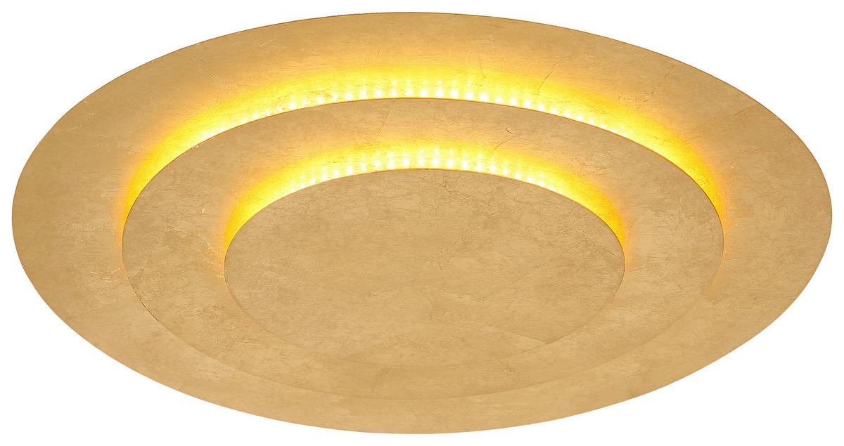 GLOBO LED-Deckenleuchte Heda 48465-40 gold Metall H/D: ca. 5x49 cm Heda - gold (49,00/5,00cm) - GLOBO