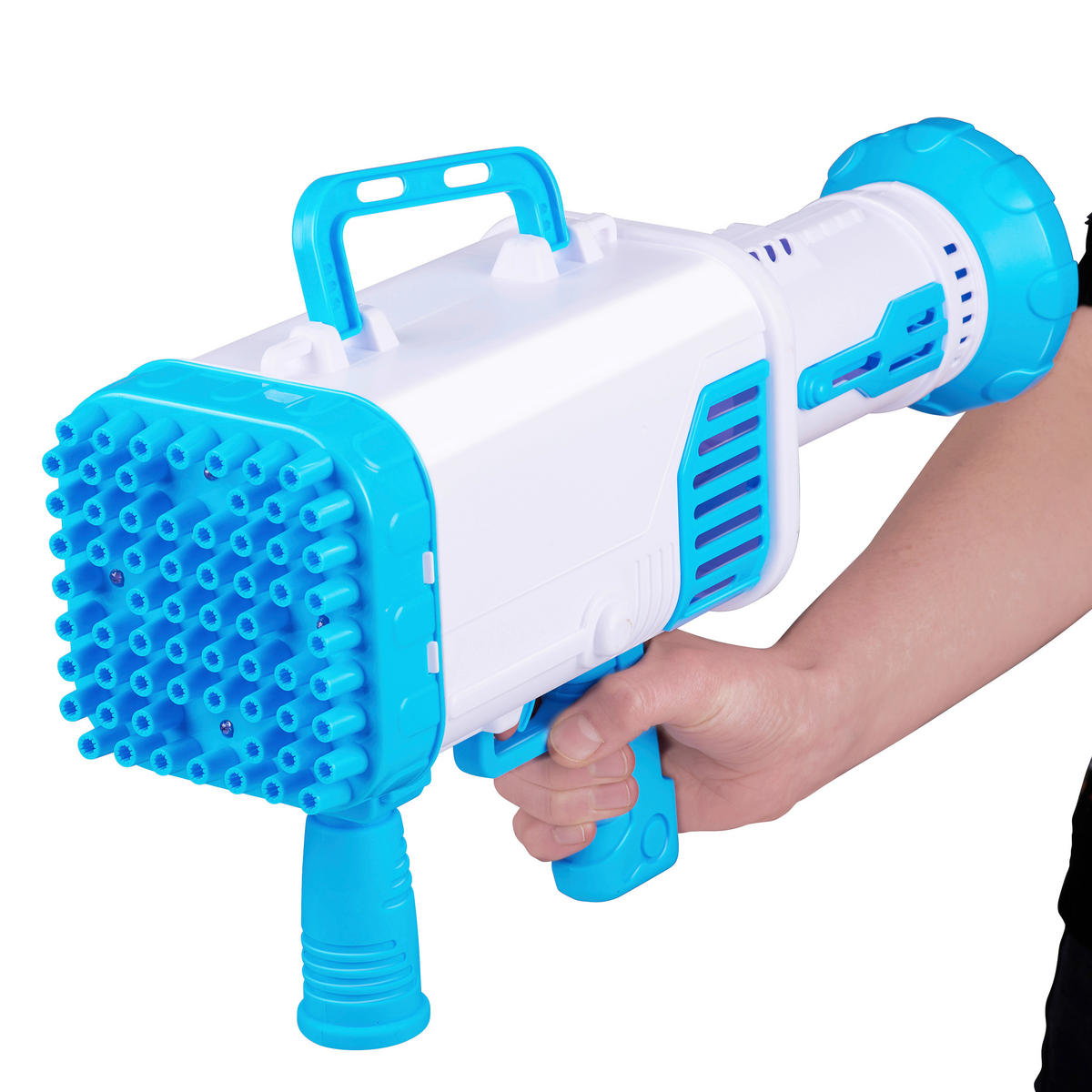 BUBBLEZ Seifenblasen-Pistole B/H/L: ca. 13x27,4x42,3 cm Seifenblasen-Pistole - weiß (42,30/13,00/27,40cm) - BUBBLEZ