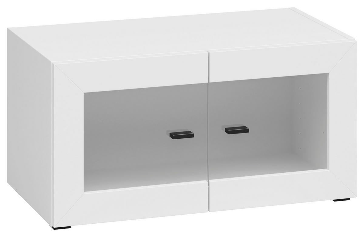 Vitrine System 64 weiß B/H/T: ca. 64x32x35 cm System 64 - weiß (64,00/32,00/35,00cm)