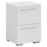 Waschbeckenunterschrank Carlos perlweiß Optik B/H/T: ca. 40,2x59,1x35 cm Carlos - (40,20/59,10/35,00cm) - Möbelpartner