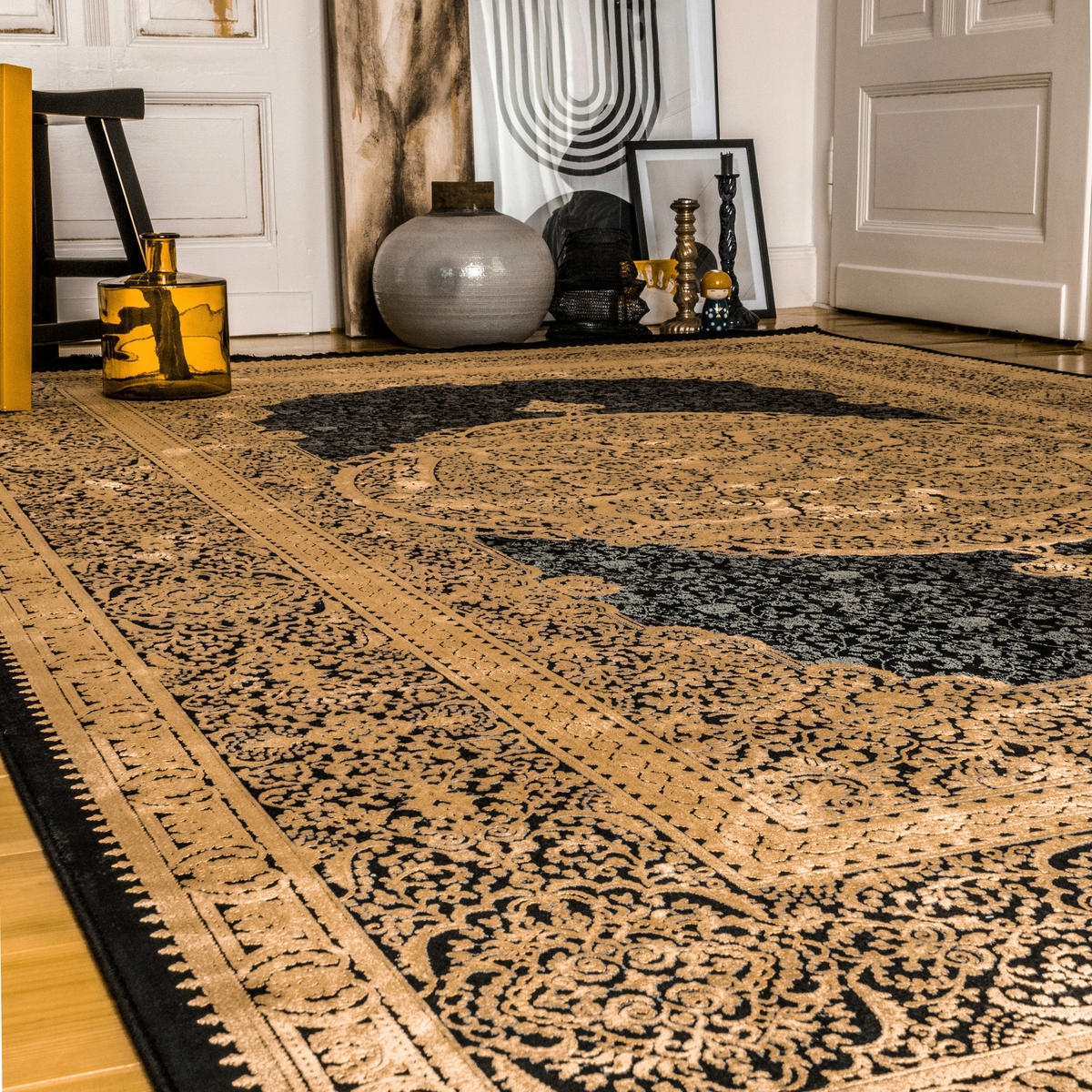 Obsession Teppich My Palace of Obsession gold B/L: ca. 240x340 cm My Palace of Obsession - gold (240,00/340,00cm) - Obsession