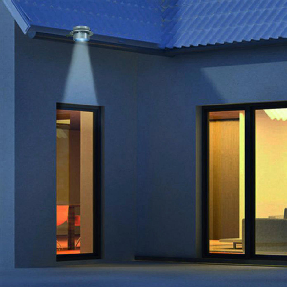 Solar-Dachrinnenleuchte 6er-Set NV5205516 grau Metall Kunststoff H/D: ca. 6x12 cm MISTRA - grau (12,00/6,00cm) - Näve Leuchten
