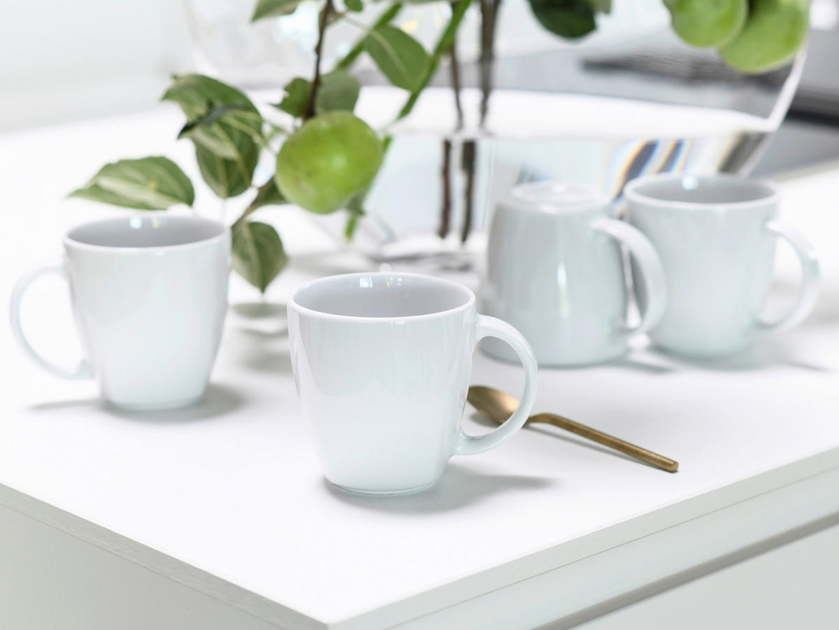 CreaTable Kaffeebecher Victoria bei weiß Porzellan 6 online kaufen POCO tlg. ▷