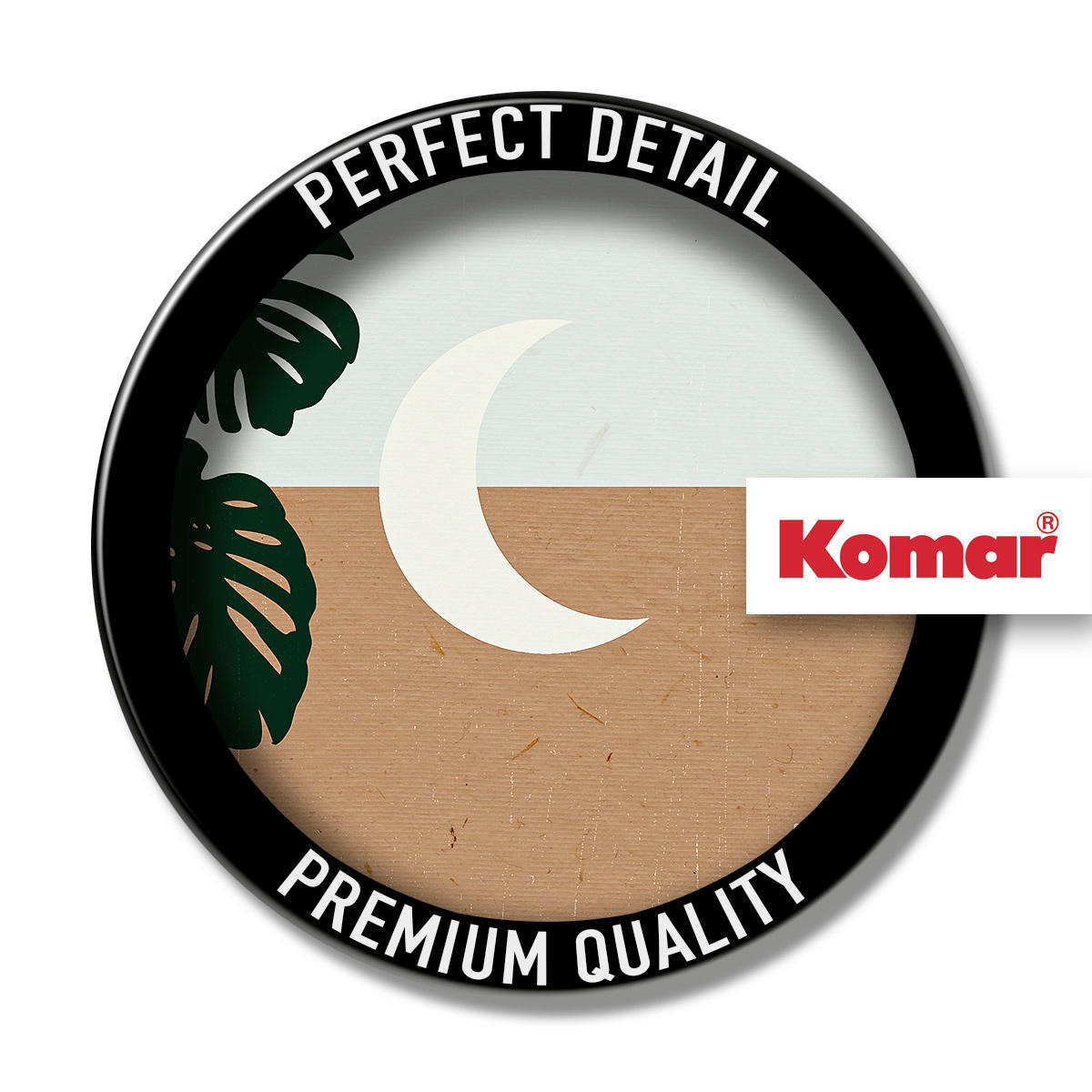 Komar Poster Silence Crescent Moon Pflanzen B/L: ca. 40x50 cm Silence Crescent Moon - (40,00/50,00cm) - Komar