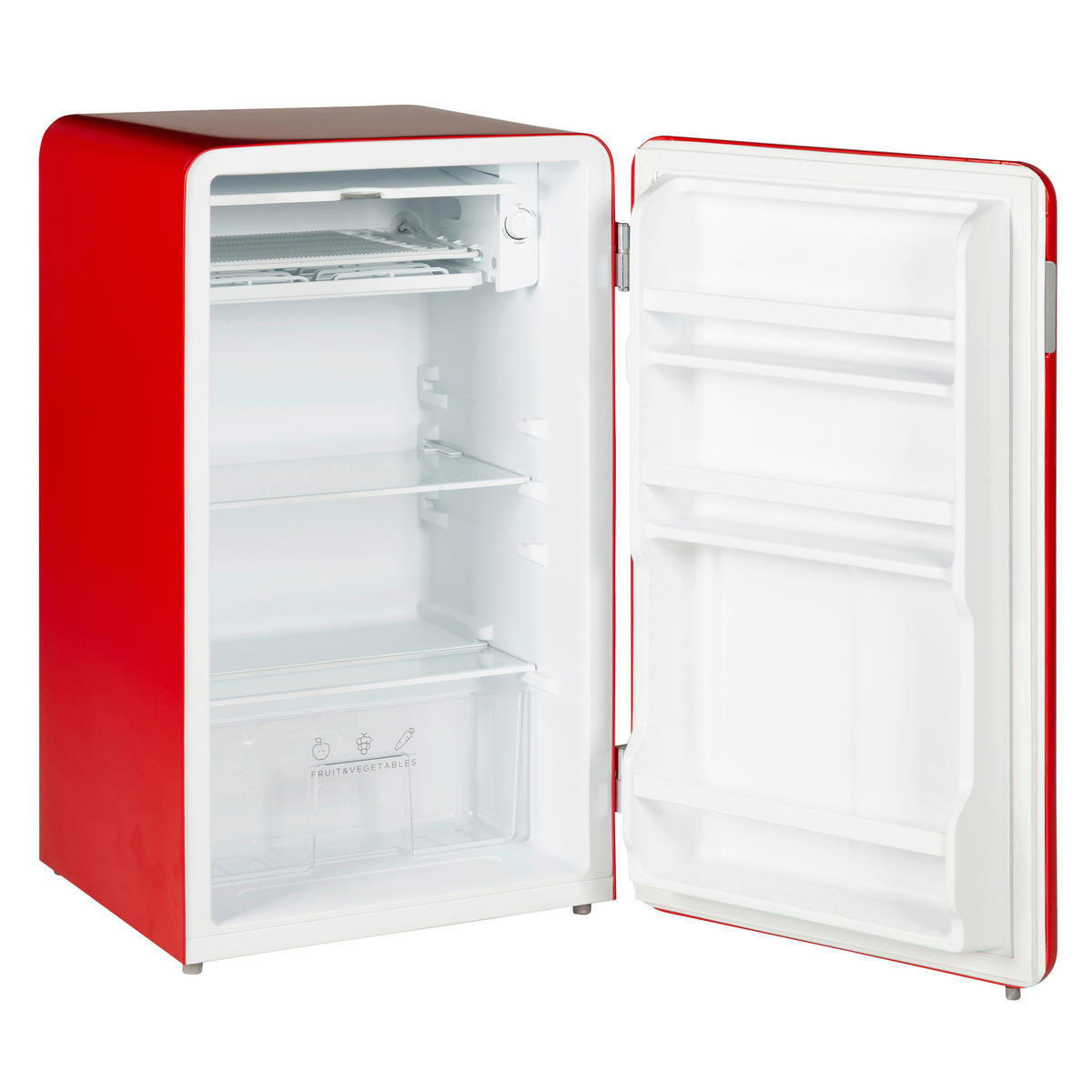 POCOline Stand-Kühlschrank KS84-93ESG rot B/H/T: ca. 49x84x46 cm Stand-Kühlschrank KS 84-93 ERG - rot (49,00/84,00/46,00cm) - POCOline