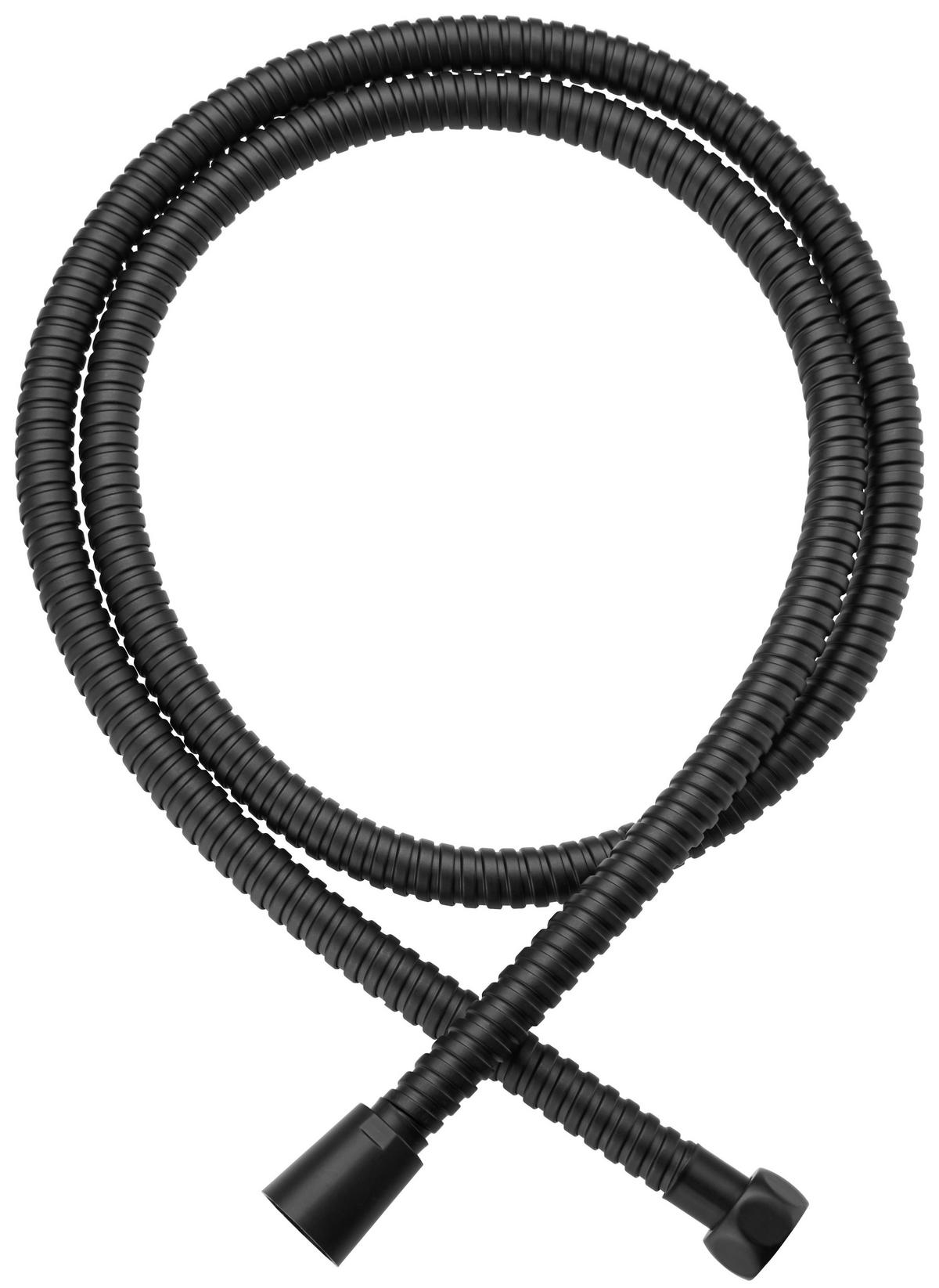 Duschsystem mattschwarz L/D: ca. 70x12 cm Brausegarnitur_Paris_Pocoline BLK - mattschwarz (12,00cm) - POCOline