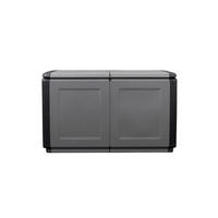 Artplast Multibox Cubo schwarz B/H/L: ca. 53x57x96 cm Cubo - schwarz/dunkelgrau (96,00/53,00/57,00cm) - ArtPlast