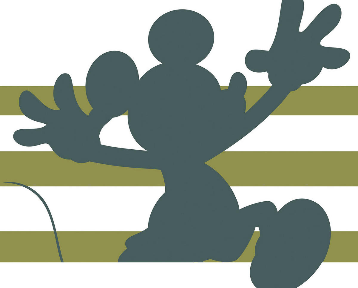 Komar Poster Mickey Shadow Disney B/L: ca. 40x50 cm Mickey Shadow - (40,00/50,00cm) - Komar