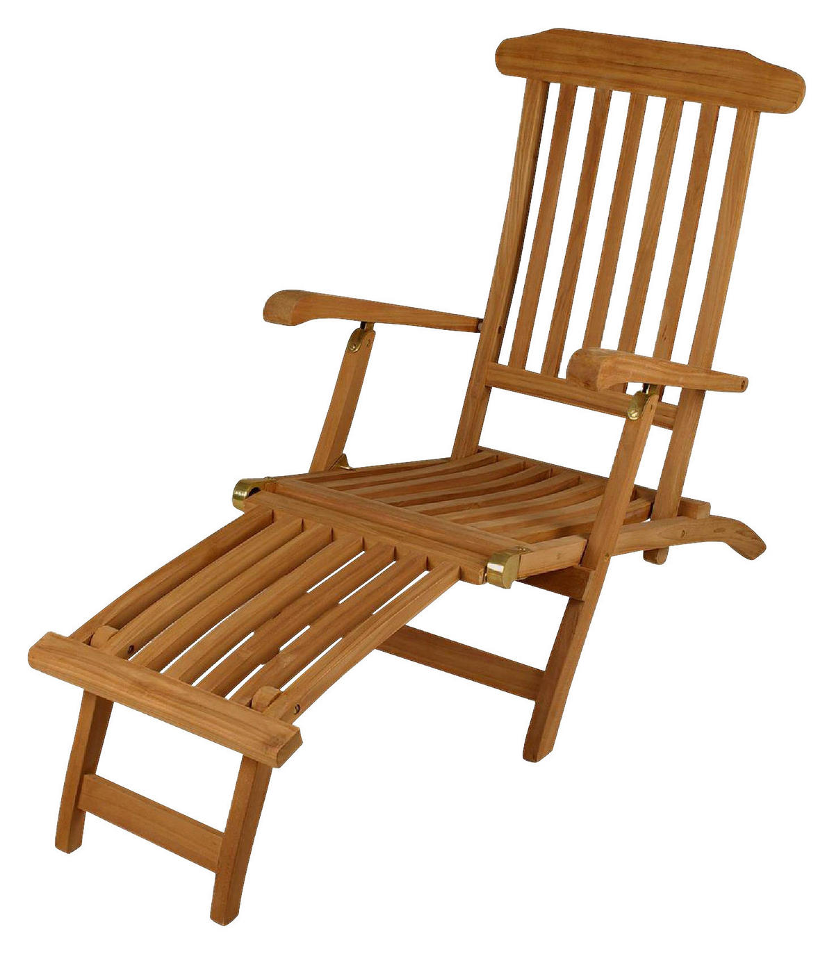 VCM Gartenliege Florentine braun Holz B/H/L: ca. 60x90x160 cm Florentine - braun (160,00/60,00/90,00cm) - VCM