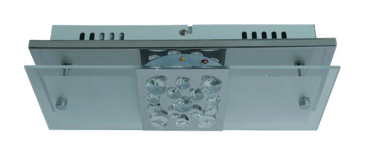 Näve Leuchten LED Deckenleuchte NV1230742 Chrom Glas B/H/T: ca. 12x8x30 cm null 4 Brennstellen Chur - Chrom (12,00/8,00/30,00cm) - Näve Leuchten