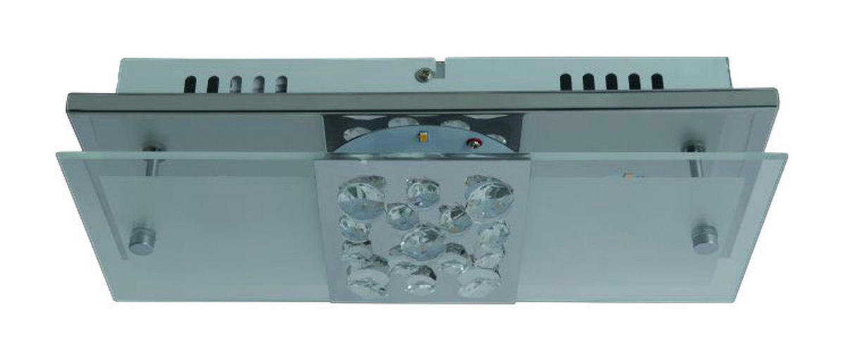 Näve Leuchten LED Deckenleuchte NV1230742 Chrom Glas B/H/T: ca. 12x8x30 cm null 4 Brennstellen Chur - Chrom (12,00/8,00/30,00cm) - Näve Leuchten