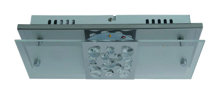 Näve Leuchten LED Deckenleuchte NV1230742 Chrom Glas B/H/T: ca. 12x8x30 cm null 4 Brennstellen