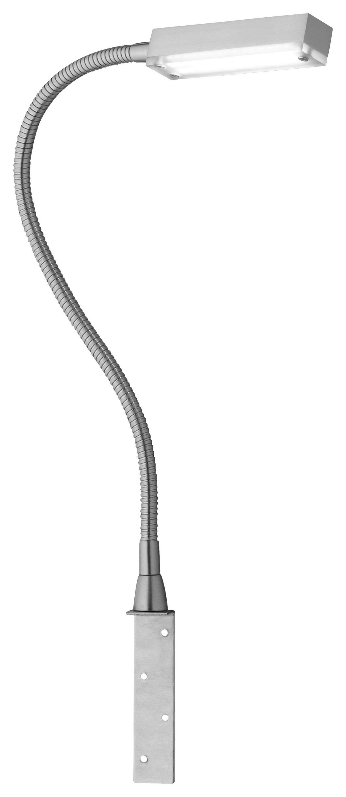 Fischer & Honsel LED-Bettleuchte 30602 nickel matt Acryl Metall B/H/T: ca. 3x52x3 cm 1 Brennstellen Raik - nickel matt (3,00/52,00/3,00cm) - Fischer & Honsel