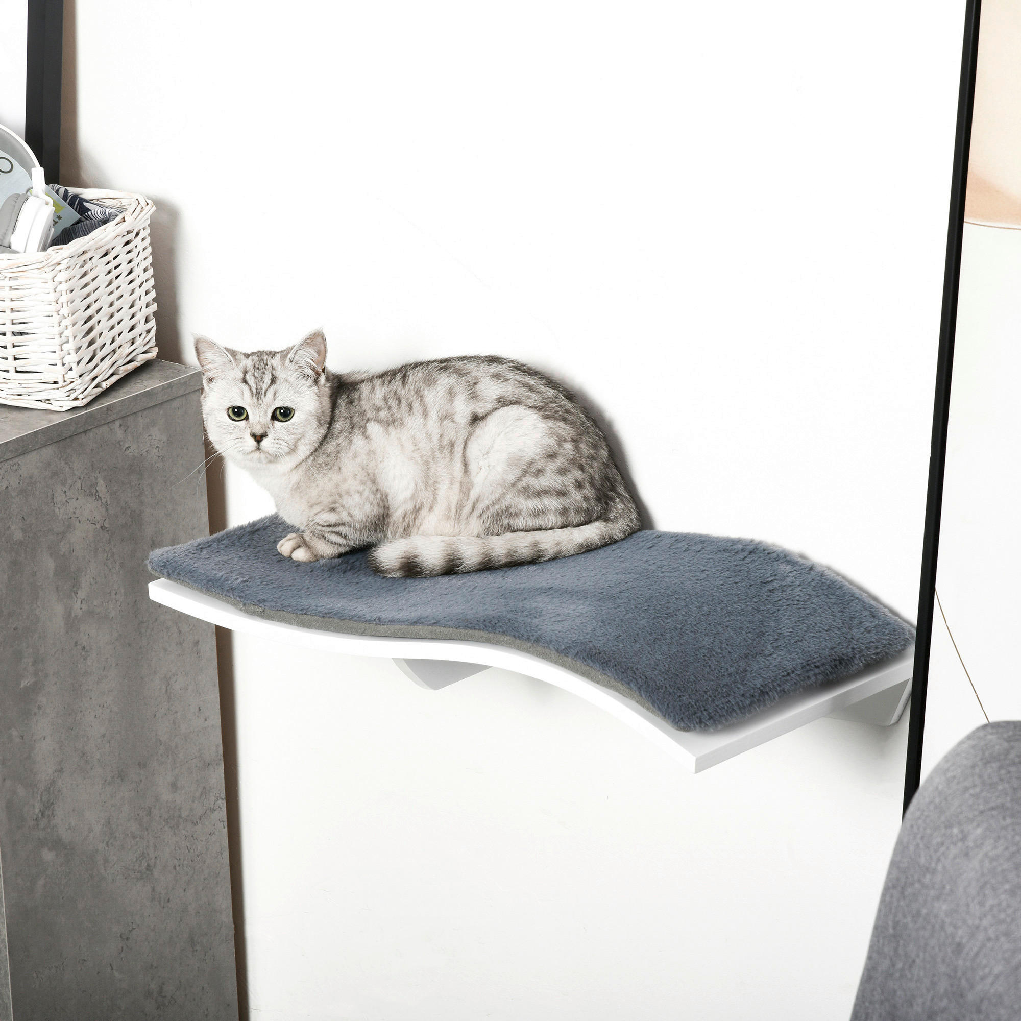 PawHut Katzenbett Katzenbett - (28,00/28,00/12,00cm) - PawHut