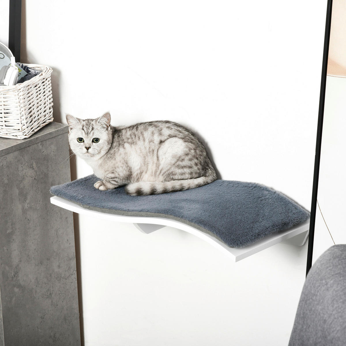 PawHut Katzenbett Katzenbett - (28,00/28,00/12,00cm) - PawHut