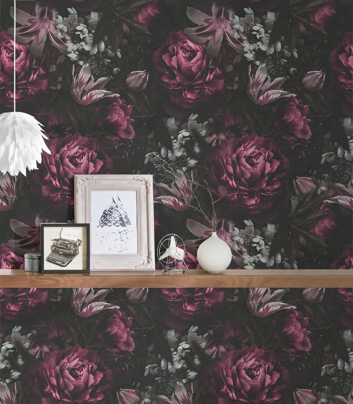 A.S.Creation Vliestapete Floral Floral lila B/H: ca. 0,53x10,05 cm Floral - lila (0,53/10,05cm) - A.S.Creation