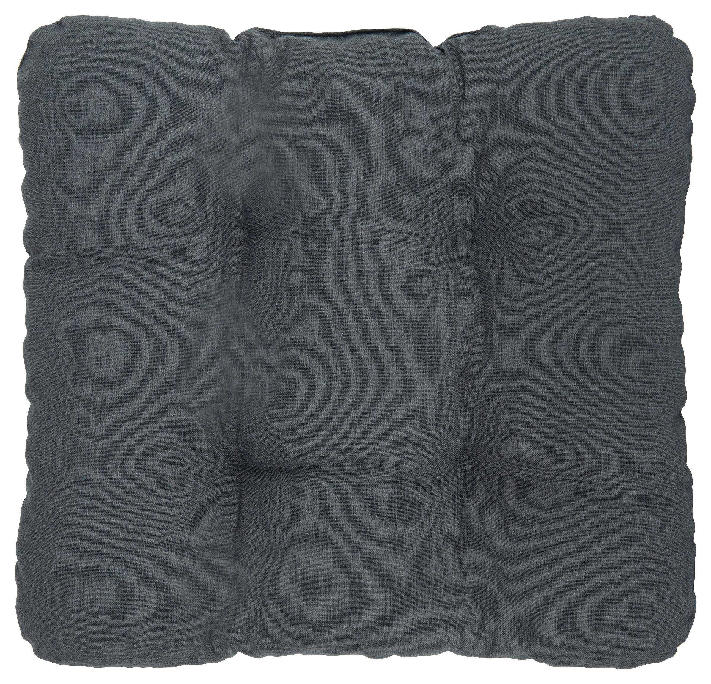 Sitzkissen Alina anthrazit Polyester-Mischgewebe B/H/L: ca. 38x8x38 cm Alina - anthrazit (38,00/38,00/8,00cm)