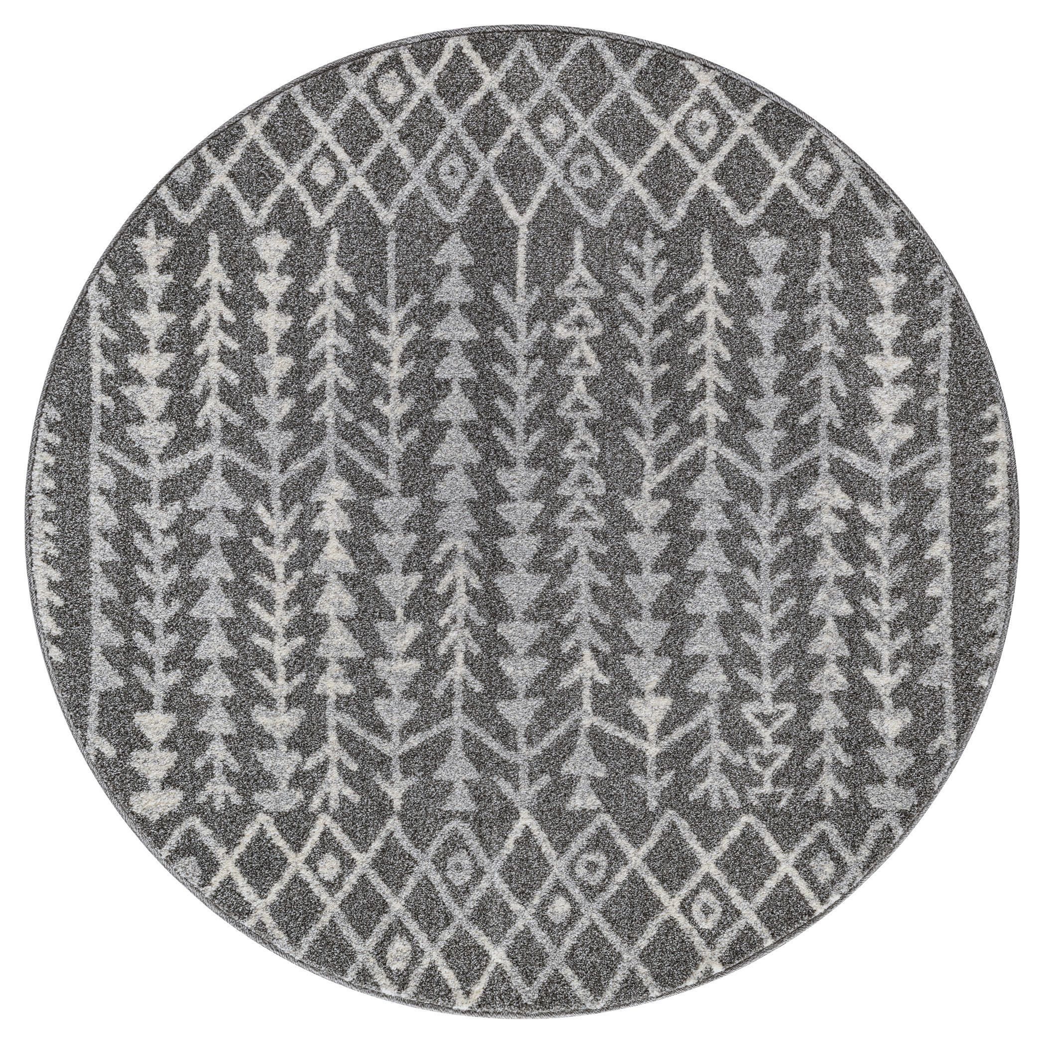 Sanat Teppich anthrazit B/L: ca. 150x150 cm Teppich_Boho_8204_150x150 - anthrazit (150,00/150,00cm) - Sanat