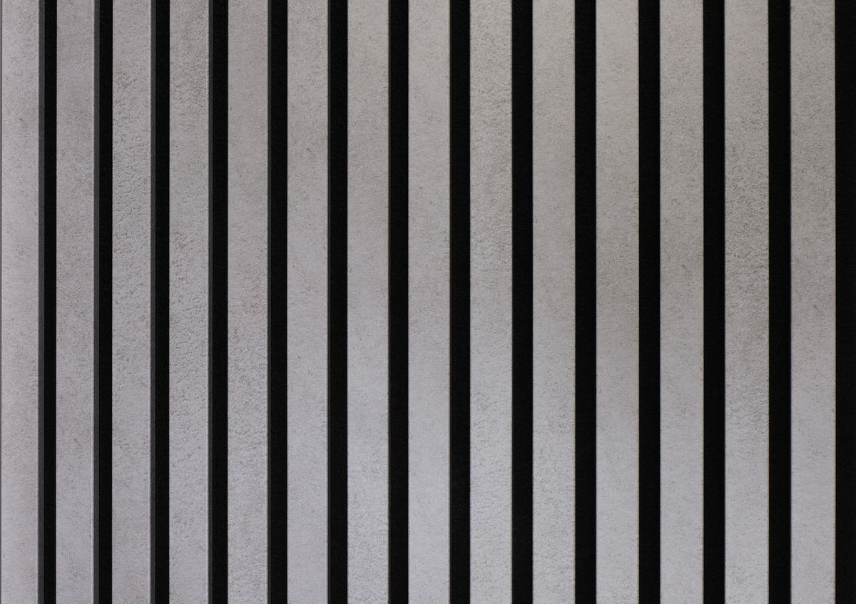 Wand- und Akustikpaneel Beton L/B/H: ca. 240x56,1x1,9 cm pro Stück Akustikpaneel 240x56 Betonoptik - Beton (240,00/56,10/1,90cm)