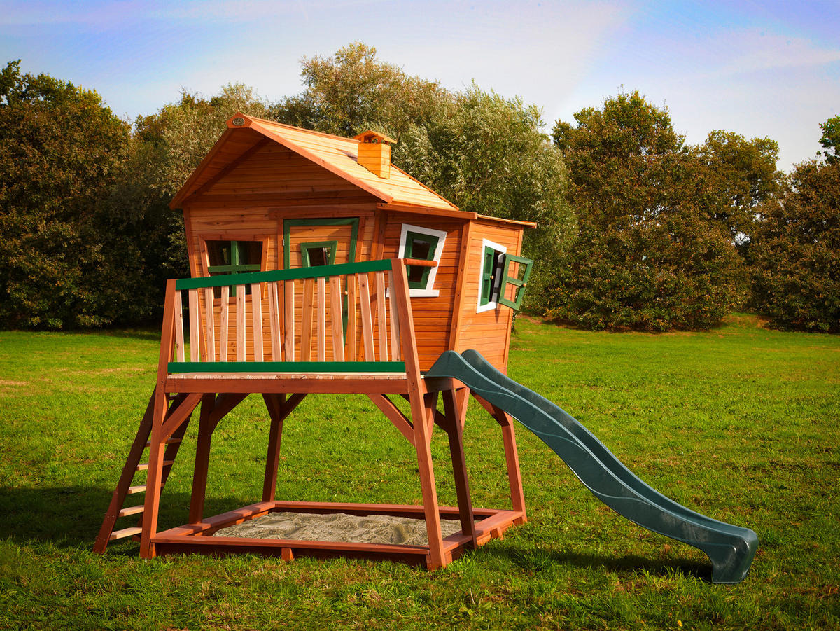 AXI Spielhaus Max multicolor B/H/T: ca. 432x288x193 cm Max - multicolor (432,00/288,00/193,00cm) - AXI