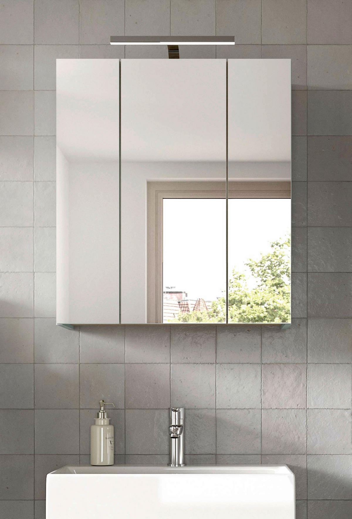 Badezimmer-Set STAR Eiche Nachbildung B/H/T: ca. 60x68x19 cm STAR - Eiche (60,00/68,00/19,00cm) - xonox.home