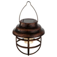 Solarleuchte rost Metall B/H: ca. 8x14 cm LED-Solarleuchte_Udane - rost (8,00/14,00cm) - GLOBO