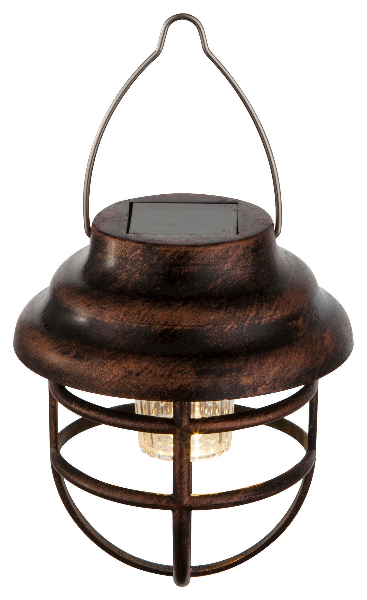 Solarleuchte rost Metall B/H: ca. 8x14 cm LED-Solarleuchte_Udane - rost (8,00/14,00cm) - GLOBO