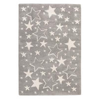 Kayoom Kurzflorteppich Australia - Tamworth silber B/H/L: ca. 80x1,6x150 cm Australia - Tamworth - silber (150,00/80,00/1,60cm) - Kayoom