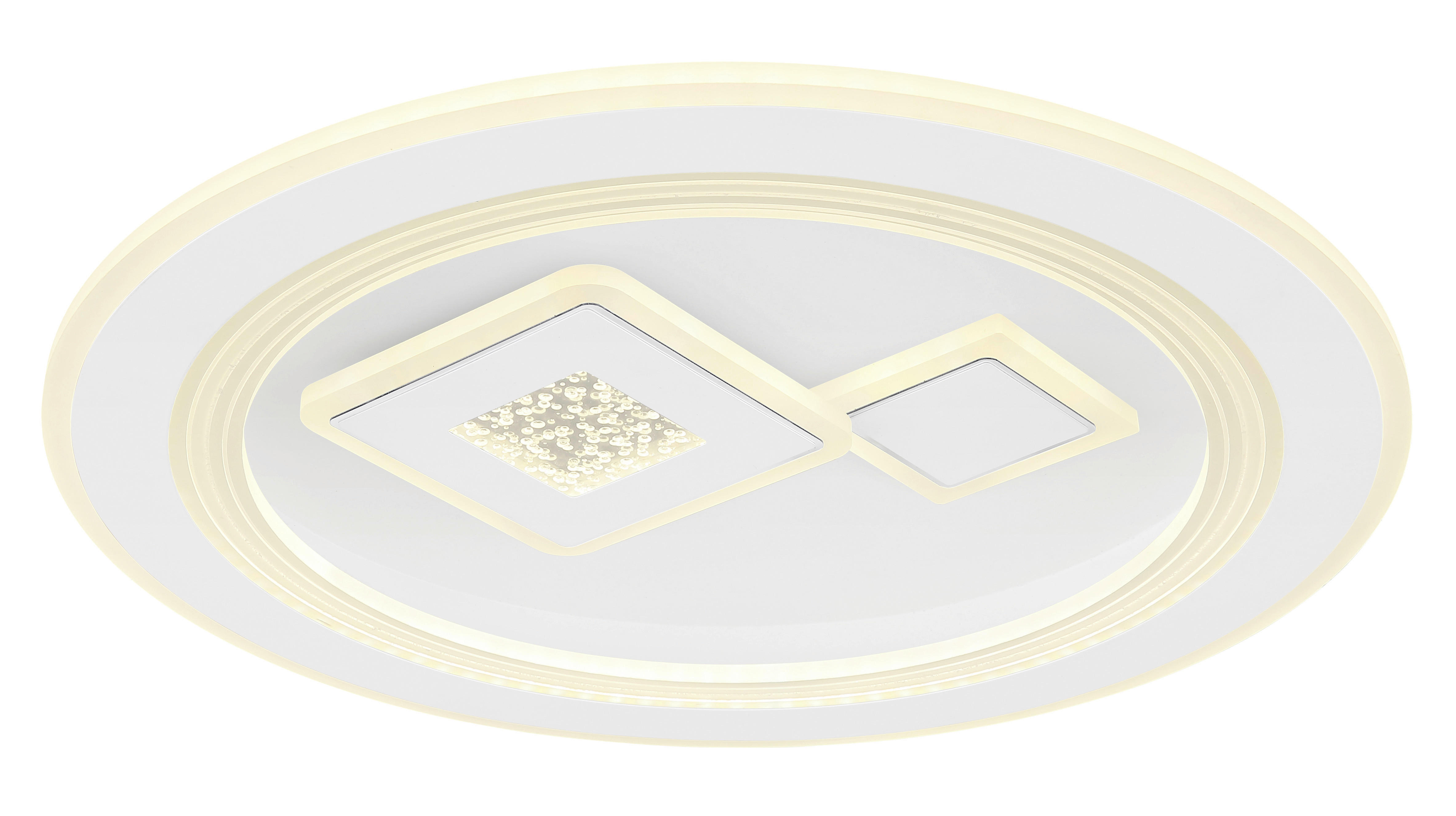 GLOBO Deckenleuchte VALERIA 48455-40R weiß Opal Metall Acryl H/D: ca. 7,4x46,6 cm