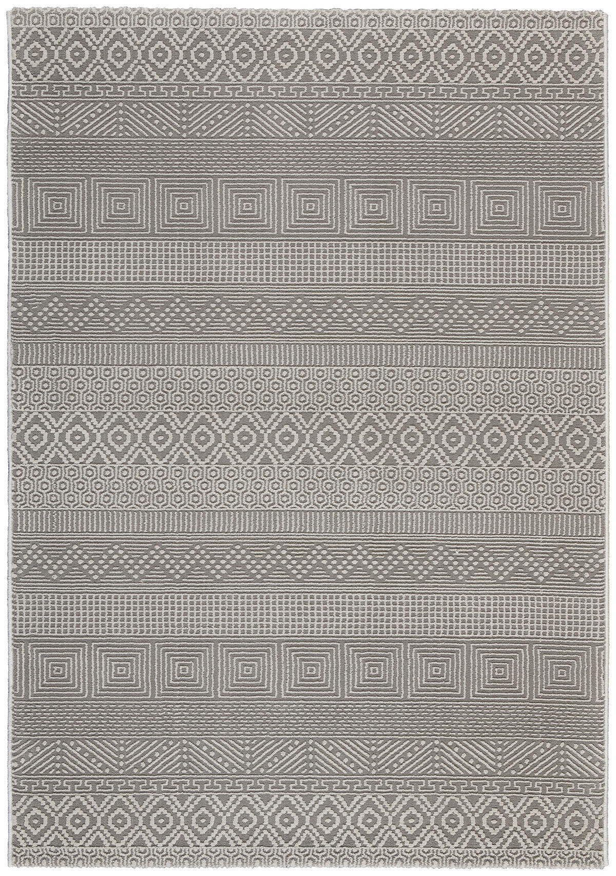 Webteppich Leonie grau B/L: ca. 160x230 cm Leonie - grau (160,00/230,00cm)