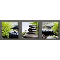 Bönninghoff Gerahmtes Bild Wellness B/L: ca. 23x23 cm Bilderset_Cheb_3tlg. - (23,00/23,00cm) - Bönninghoff