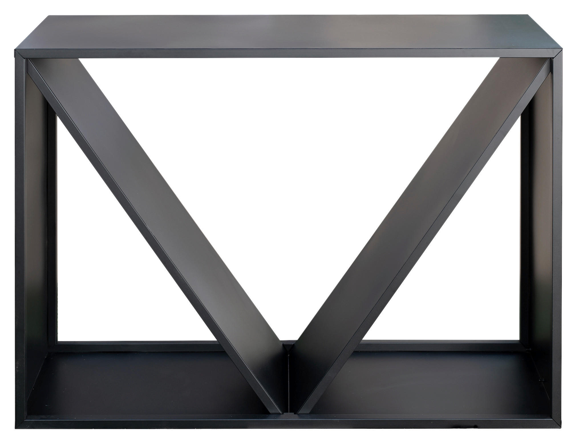 Westmann Kaminholzregal schwarz B/H/T: ca. 115x80x35 cm Kaminholzregal - schwarz (115,00/80,00/35,00cm) - Westmann