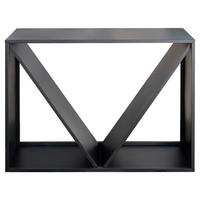 Westmann Kaminholzregal schwarz B/H/T: ca. 115x80x35 cm Kaminholzregal - schwarz (115,00/80,00/35,00cm) - Westmann