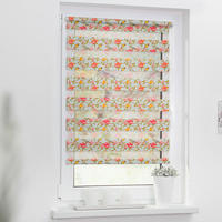 Doppelrollo Duo Birds grün B/L: ca. 70x150 cm Duo Birds - pink/grün (70,00/150,00cm) - LICHTBLICK