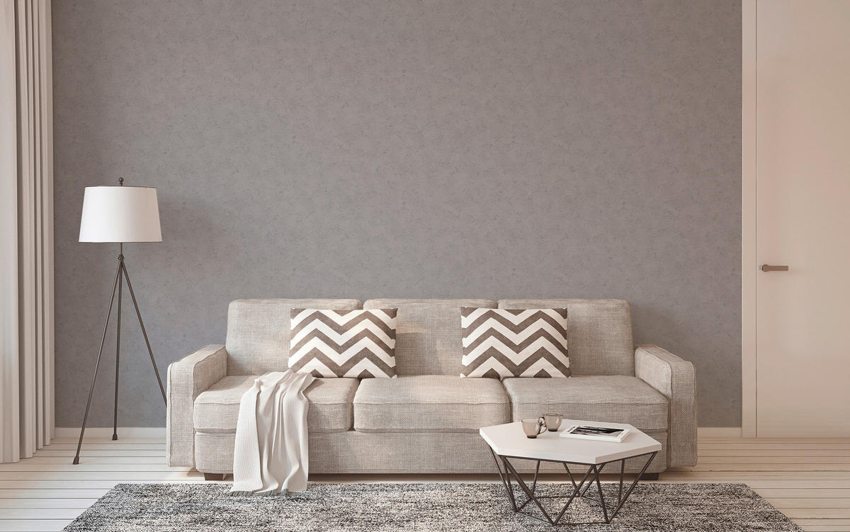 A.S.Creation Vliestapete grau B/H/D: ca. 53x1005x9,7 cm Vliestapete - grau (9,70/1005,00cm) - A.S.Creation