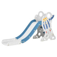 AIYAPLAY Kinderrutsche blau B/H/L: ca. 46,5x80x157 cm Kinderrutsche - blau (157,00/46,50/80,00cm) - AIYAPLAY