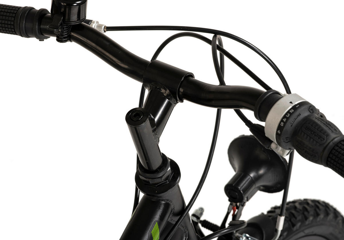 WYLD Kinder-Mountainbike Zodiac ZODIAC 20 Zoll Rahmenhöhe 31 cm 6 Gänge schwarz schwarz ca. 20 Zoll Zodiac - schwarz - WYLD