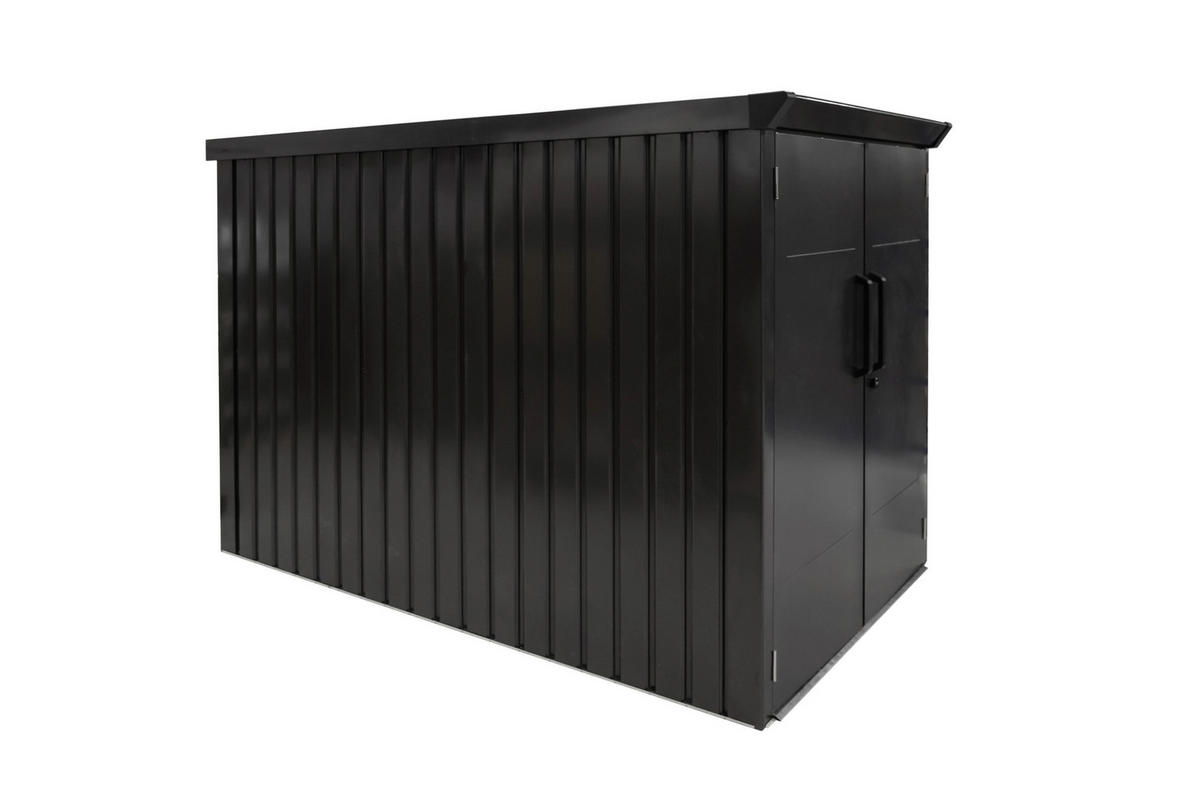 Westmann Fahrradgarage Velos schwarz B/H/L: ca. 133x151x222 cm Velos - schwarz (222,00/133,00/151,00cm) - Westmann