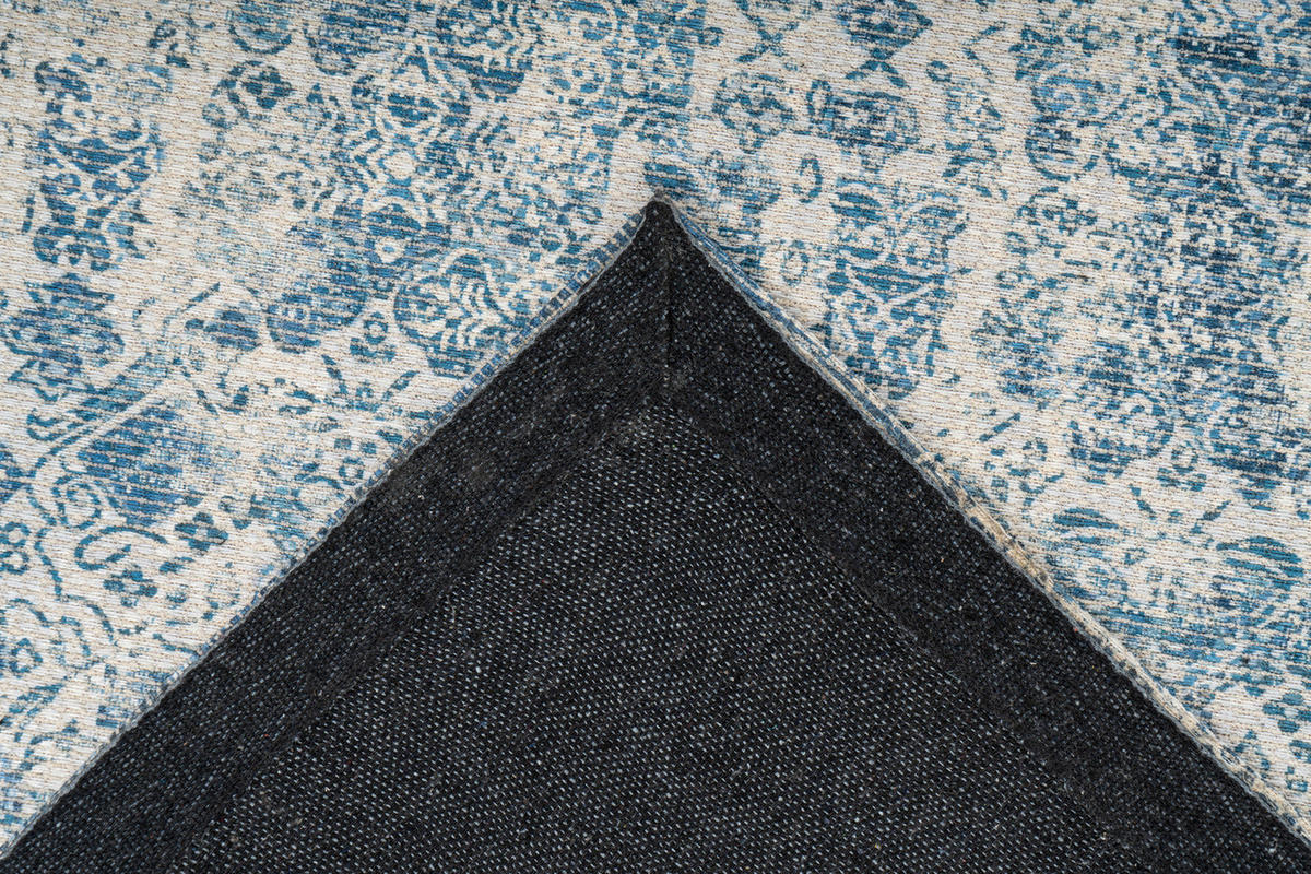 360Living Teppich Percy blau B/L: ca. 80x150 cm Percy - blau (80,00/150,00cm) - 360Living