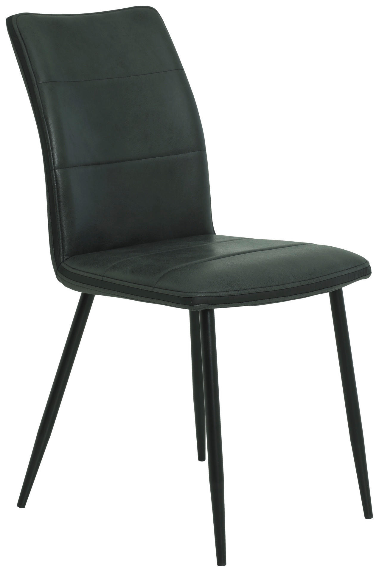 Stuhl Caroline anthrazit Vintage B/H/T: ca. 45x87x57 cm Caroline - schwarz/anthrazit (45,00/87,00/57,00cm)