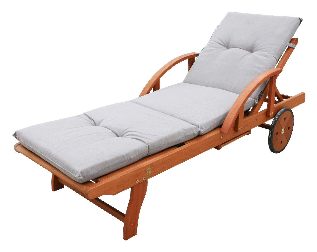 Grasekamp Auflage für Gartenliege sand Polyester-Mischgewebe B/H/L: ca. 60x9x205 cm Auflage_Gartenliege - sand (205,00/60,00/9,00cm) - Grasekamp