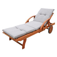 Grasekamp Auflage für Gartenliege sand Polyester-Mischgewebe B/H/L: ca. 60x9x205 cm Auflage_Gartenliege - sand (205,00/60,00/9,00cm) - Grasekamp
