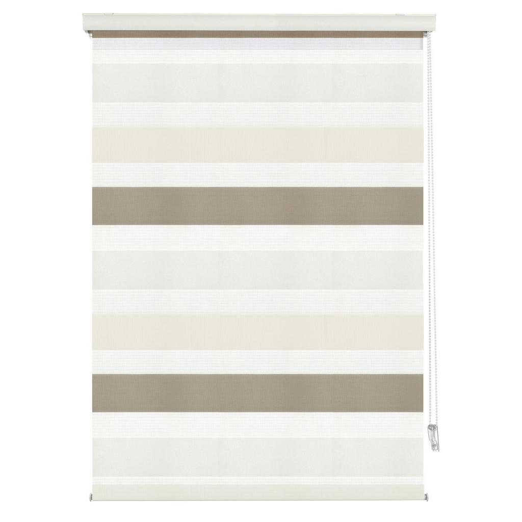 Thumbnail - Boviva Doppelrollo mit Blende weiß B/L: ca. 110x160 cm