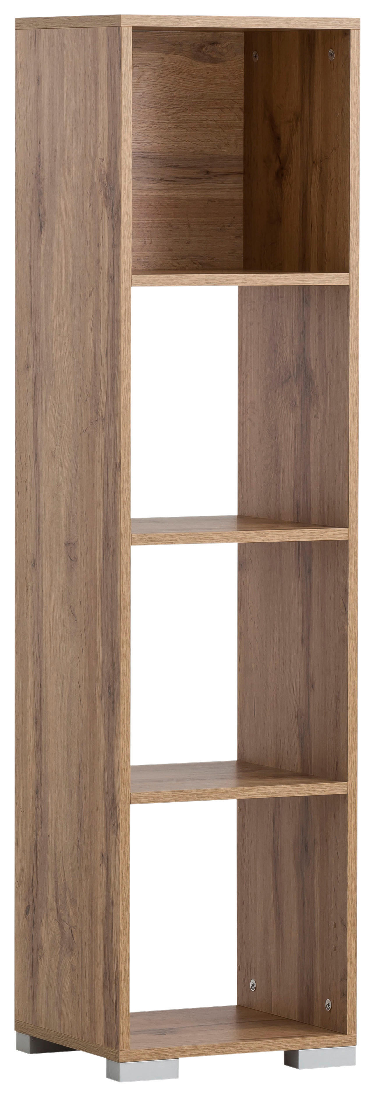 Regal Carlos Eiche Landhaus Nachbildung B/H/T: ca. 36,3x142,7x33 cm Carlos - Eiche (36,30/142,70/33,00cm) - Möbelpartner