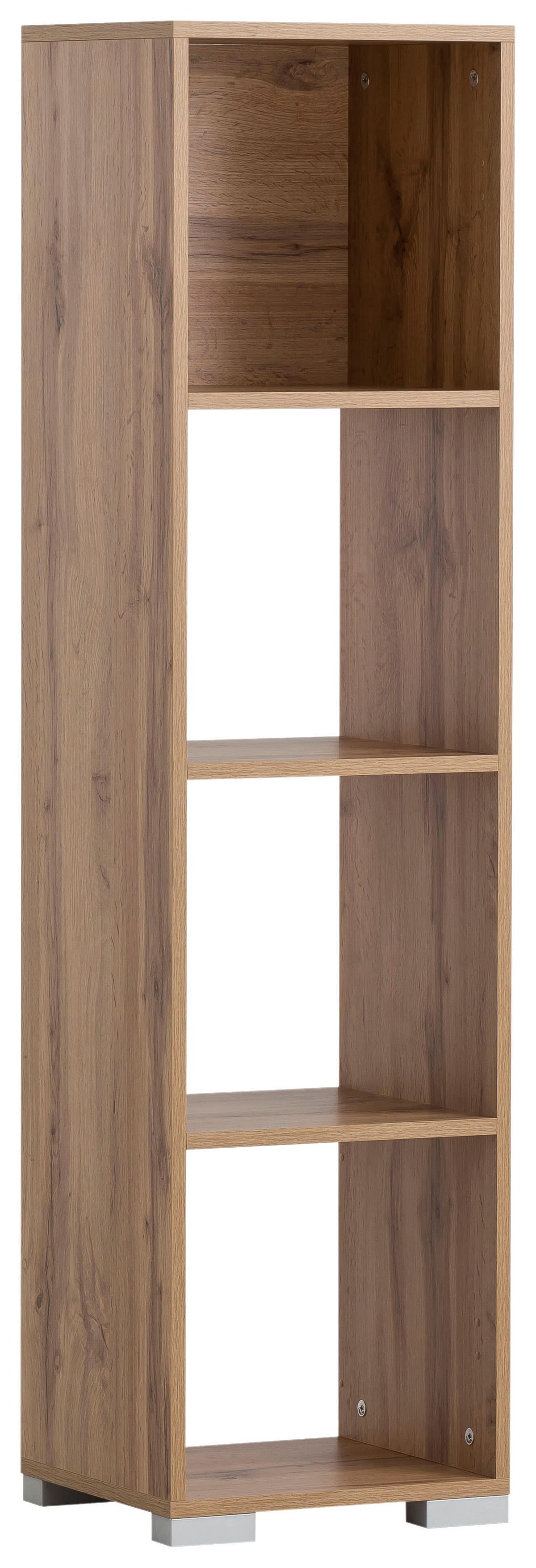 Regal Carlos Eiche Landhaus Nachbildung B/H/T: ca. 36,3x142,7x33 cm Carlos - Eiche (36,30/142,70/33,00cm) - Möbelpartner