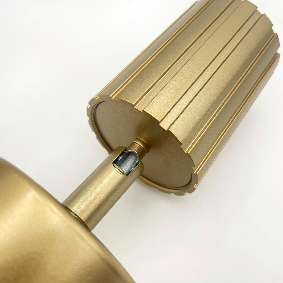 Lamkur Wandleuchte gold Stahl B/H/L: ca. 8x16x8 cm GU10 1 Brennstellen Prisma - gold (8,00/8,00/16,00cm) - Lamkur